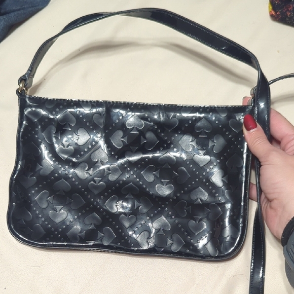 Kate Spade Glossy Dark Blue Crossbody Bag - Picture 4 of 4